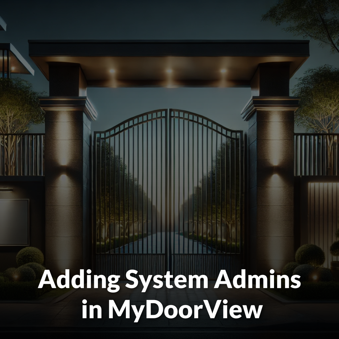 Adding System Admins