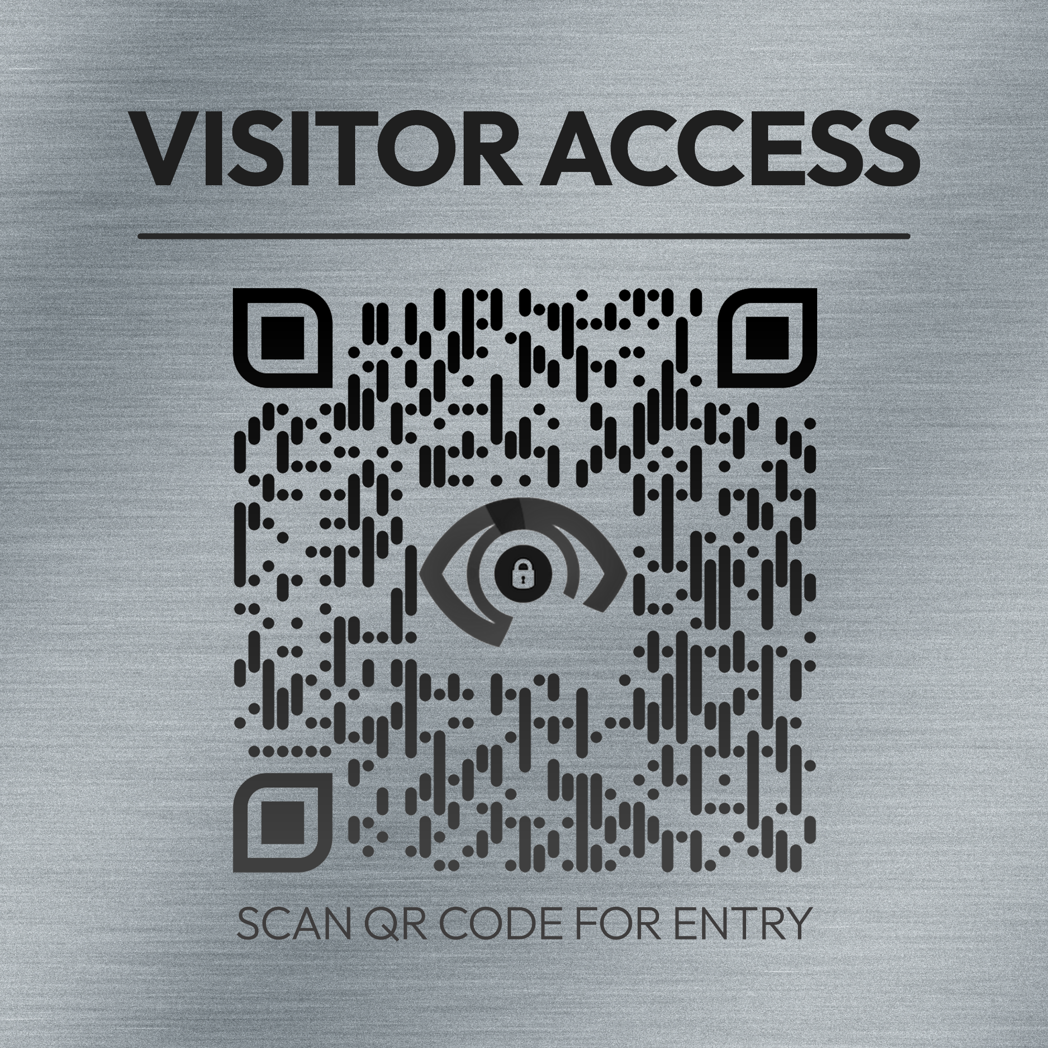 MyDoorView QR Code Placard